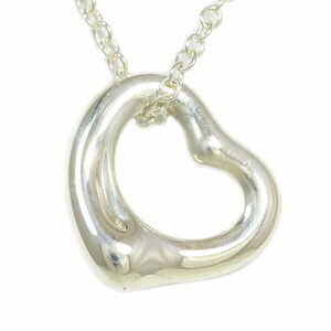 Tiffany Co Open Heart Necklace Silver Accessory